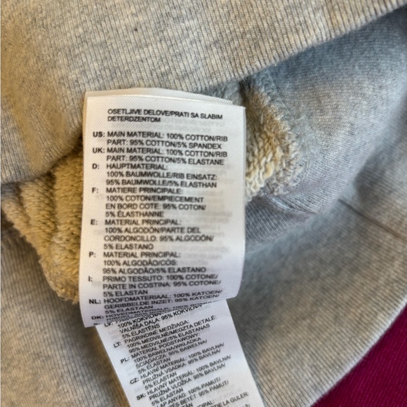 Adidas Women’s Gray Cropped Logo Hoodie Size S - Picture 6 of 10